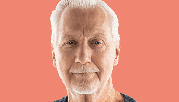 Male patient with fibrotic iNSIP